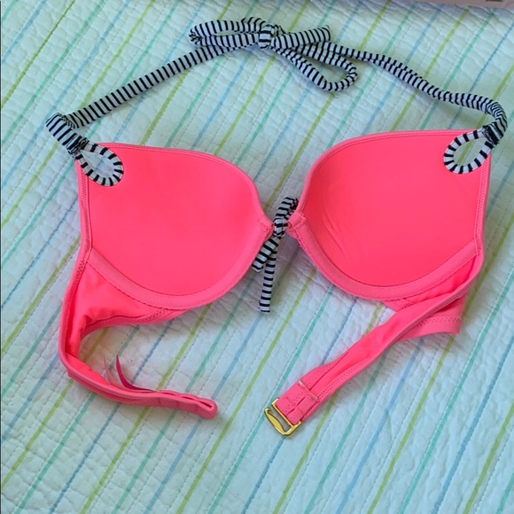 VS Halter Top Pink push-up bathing suit top - Picture 2 of 2